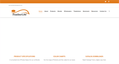Desktop Screenshot of featherliteapparel.com